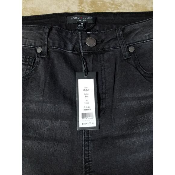 Romeo & Juliet Couture Jeans Skinny Pants NWT Size Medium Color Black - Picture 7 of 9